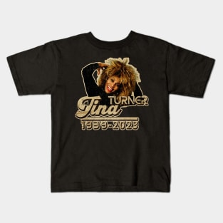 Tina Turner/Queen of RockandRoll/dies aged 83, Kids T-Shirt